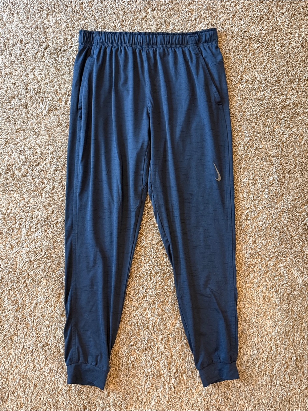 Nike Yoga Dri-FIT Tapered Training Jogger Pants ‘Navy Blue’